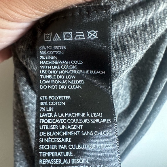 Free People Beach Gray Open Back Slit Cotton Dress Size Small - Picture 4 of 5